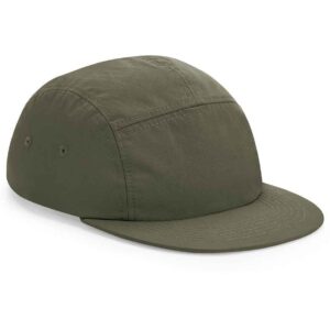 Beechfield Outdoor 5 Panel Camper Cap | Olive Green