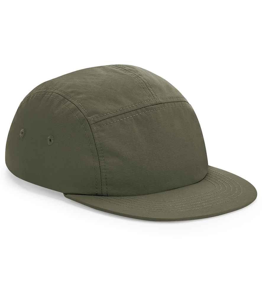 Beechfield Outdoor 5 Panel Camper Cap | Olive Green
