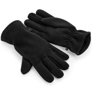Beechfield Recycled Fleece Gloves | Black