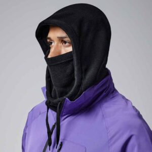 Beechfield Recycled Fleece Hood | Black