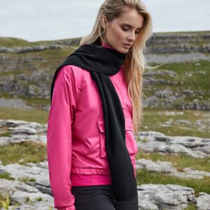 Beechfield Recycled Fleece Scarf | Black