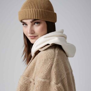 Beechfield Recycled Harbour Beanie | Biscuit