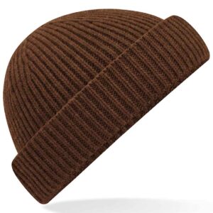 Beechfield Recycled Harbour Beanie | Walnut