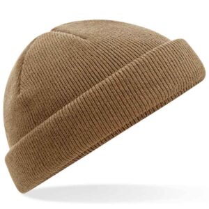 Beechfield Recycled Mini Fisherman Beanie | Biscuit