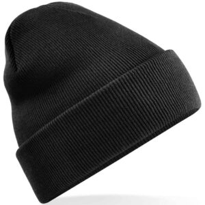 Beechfield Recycled Original Cuffed Beanie | Black