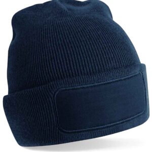 Beechfield Recycled Original Patch Beanie | French Navy