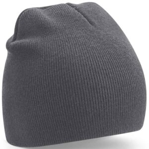 Beechfield Recycled Original Pull-On Beanie | Graphite Grey