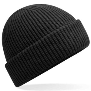 Beechfield Recycled Wind Resistant Breathable Elements Beanie | Black