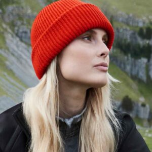 Beechfield Recycled Wind Resistant Breathable Elements Beanie | Fire Red