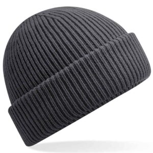 Beechfield Recycled Wind Resistant Breathable Elements Beanie | Graphite Grey