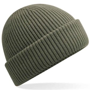 Beechfield Recycled Wind Resistant Breathable Elements Beanie | Olive Green