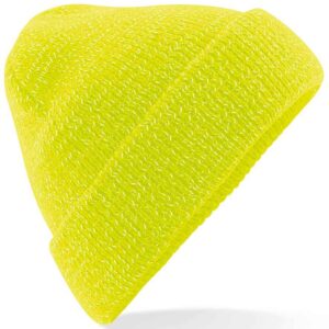 Beechfield Reflective Beanie | Fluorescent Yellow