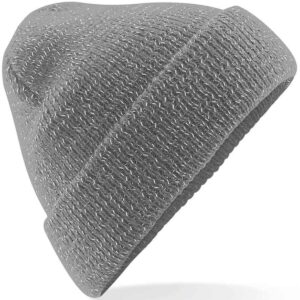Beechfield Reflective Beanie | Graphite Grey