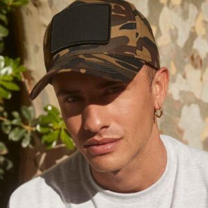 Beechfield Removable Patch 5 Panel Cap | Jungle Camo
