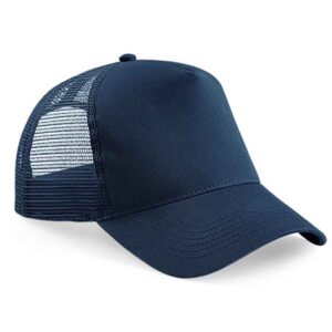 Beechfield Snapback Trucker Cap | French Navy/French Navy
