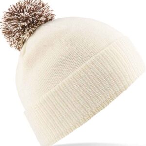 Beechfield Snowstar® Beanie | Off White/Mocha