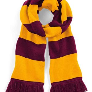 Beechfield Stadium Scarf | Burgundy/Gold