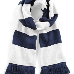 Beechfield Stadium Scarf | French Navy/White