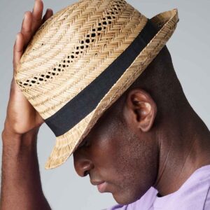 Beechfield Straw Summer Trilby | Natural