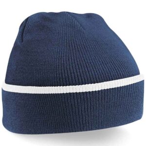 Beechfield Teamwear Beanie | French Navy/White