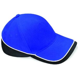 Beechfield Teamwear Competition Cap | Bright Royal/Black/White