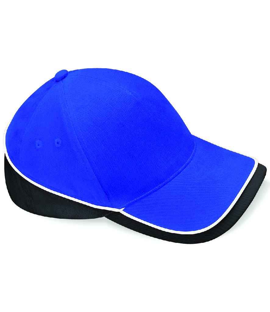 Beechfield Teamwear Competition Cap | Bright Royal/Black/White