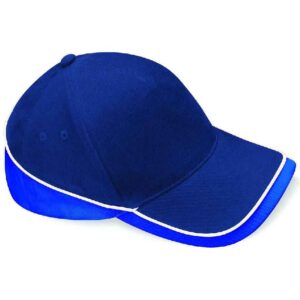 Beechfield Teamwear Competition Cap | French Navy/Bright Royal/White