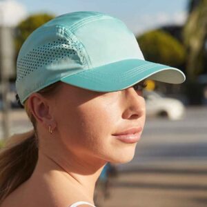 Beechfield Technical Running Cap | Aqua