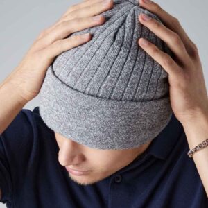 Beechfield Thinsulate⢠Beanie | Heather Grey
