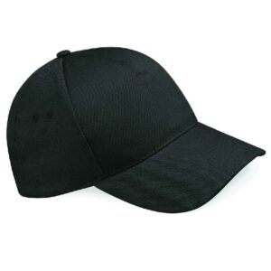 Beechfield Ultimate 5 Panel Cap | Black