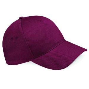 Beechfield Ultimate 5 Panel Cap | Burgundy