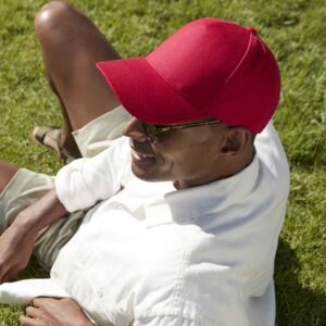 Beechfield Ultimate 5 Panel Cap | Classic Red