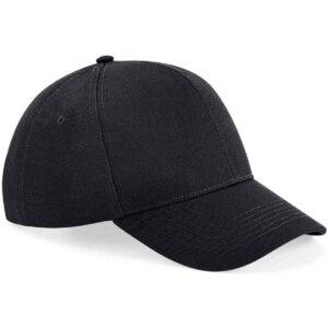 Beechfield Ultimate 6 Panel Cap | Black