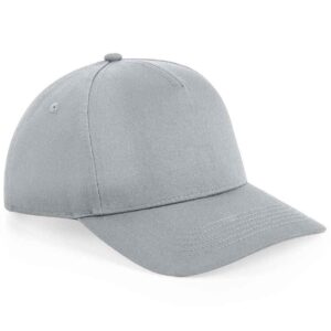 Beechfield Urbanwear 5 Panel Snapback Cap | Light Grey