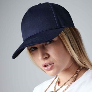 Beechfield Urbanwear 5 Panel Snapback Cap | Navy