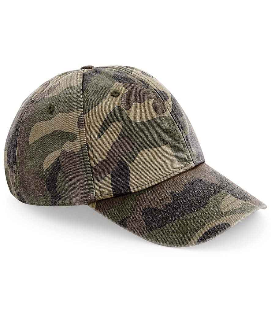 Beechfield Vintage Low Profile Cap | Vintage Jungle Camo