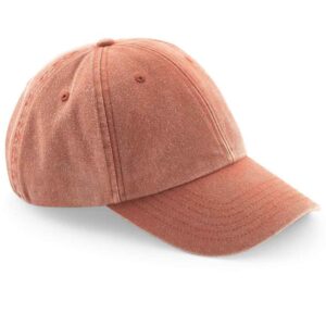 Beechfield Vintage Low Profile Cap | Vintage Orange