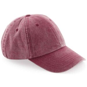 Beechfield Vintage Low Profile Cap | Vintage Red