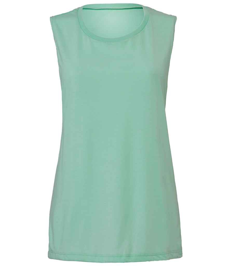 Bella Ladies Flowy Scoop Muscle Tank Top - Image 8