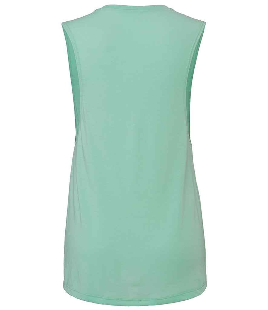Bella Ladies Flowy Scoop Muscle Tank Top - Image 9