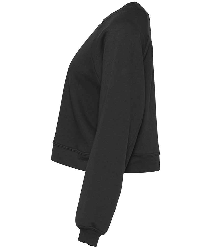 Bella Ladies Raglan Cropped Pullover Sweatshirt - Image 3