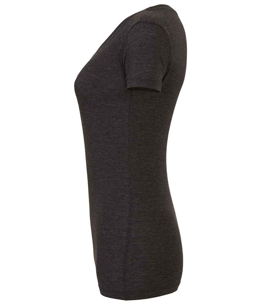 Bella Ladies Tri-Blend T-Shirt | Charcoal Black Tri-Blend - Image 3