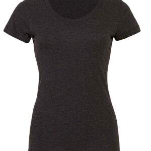 Bella Ladies Tri-Blend T-Shirt | Charcoal Black Tri-Blend