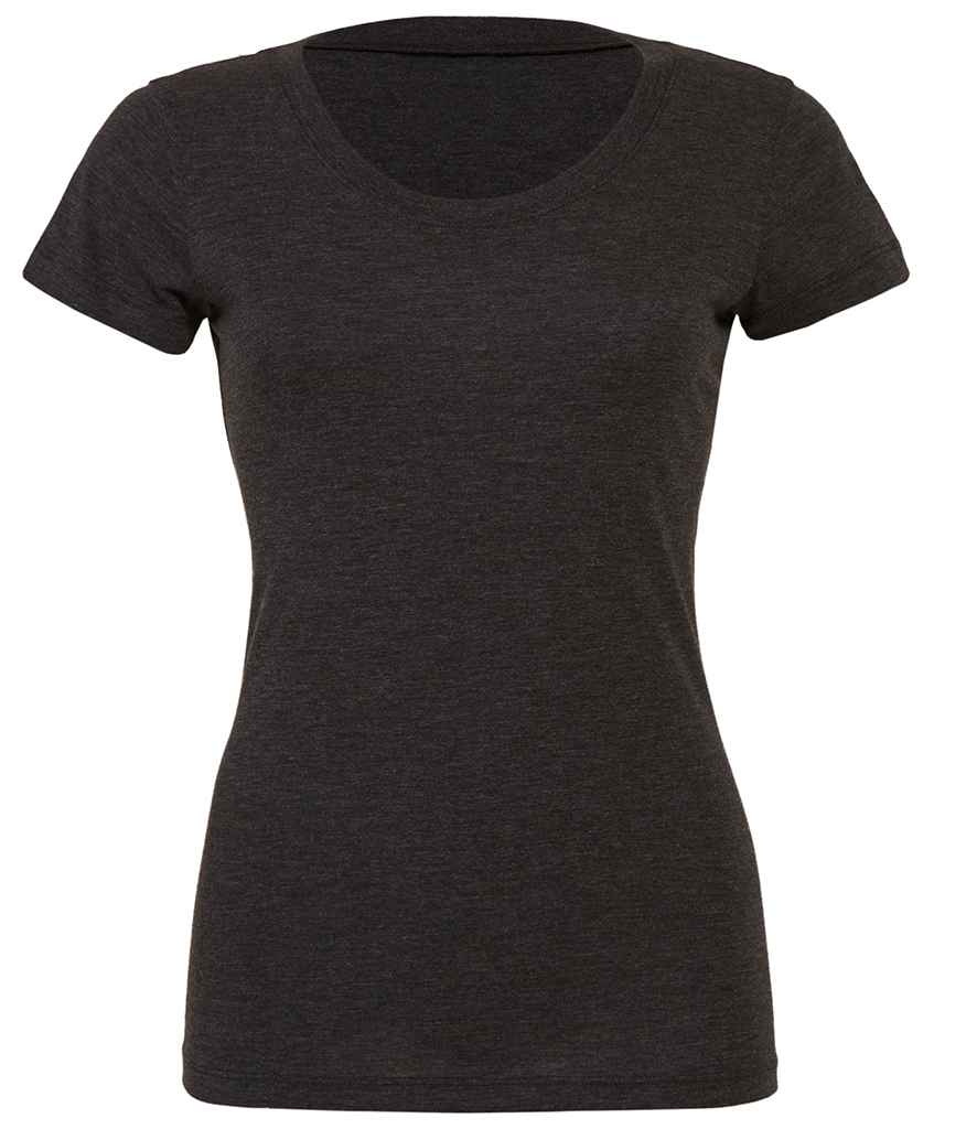 Bella Ladies Tri-Blend T-Shirt | Charcoal Black Tri-Blend