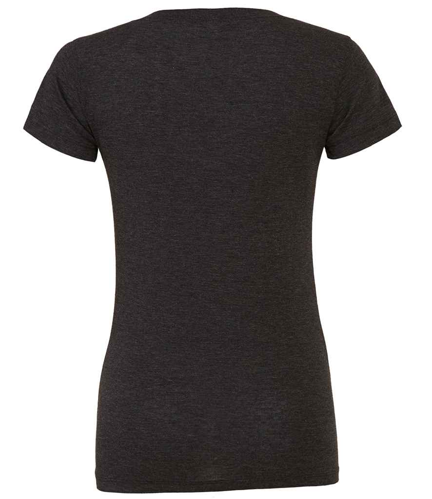 Bella Ladies Tri-Blend T-Shirt | Charcoal Black Tri-Blend - Image 2