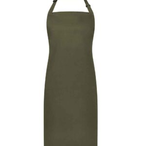 Brand Lab Adjustable Bib Apron | Olive Green