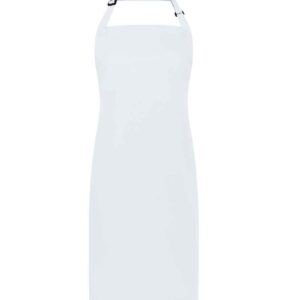 Brand Lab Adjustable Bib Apron | White
