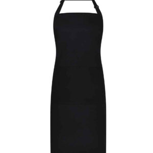 Brand Lab Adjustable Bib Pocket Apron | Black