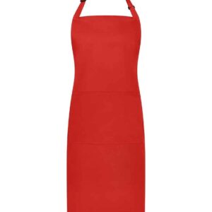 Brand Lab Adjustable Bib Pocket Apron | Red