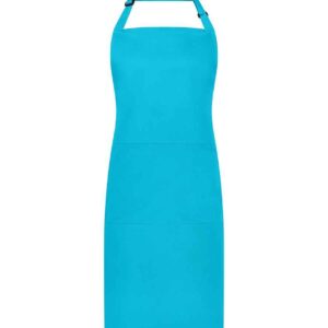 Brand Lab Adjustable Bib Pocket Apron | Turquoise Blue